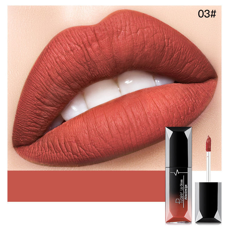 Matte Liquid Lipstick Long-lasting Non-stick Cup Non-fading