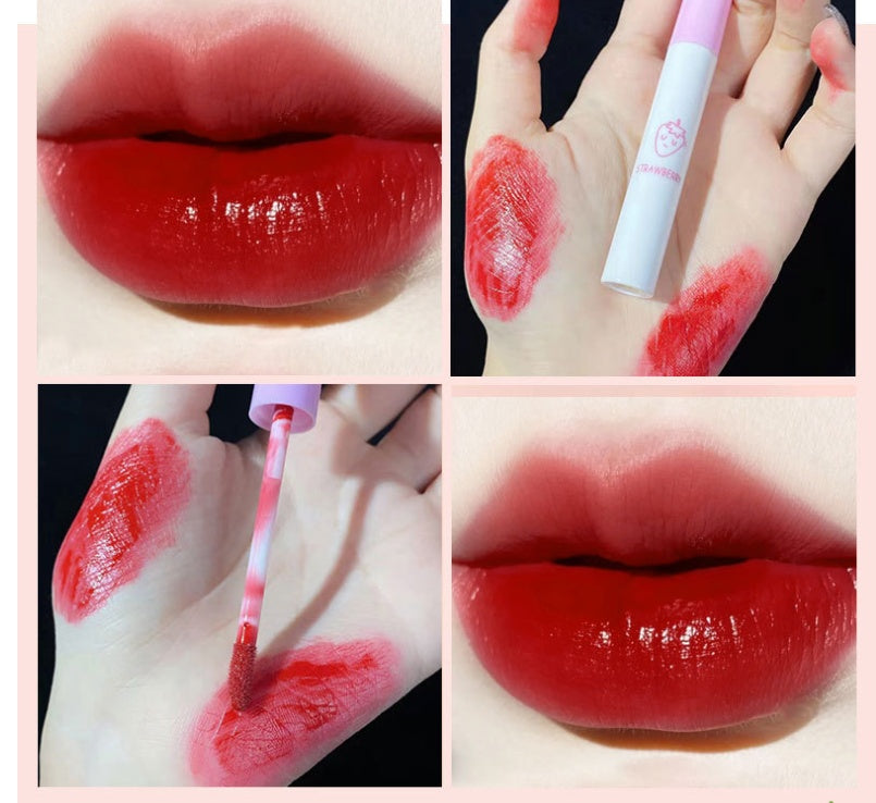 Kte Fruit Xiaoxiaole Lip Glaze Set Velour Mist Student'S Fair Daily Plain White Lipstick