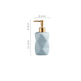 Ceramic Hand Sanitizer Bottled Shower Gel Shampoo Lotion Press Bottle