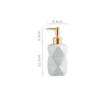 Ceramic Hand Sanitizer Bottled Shower Gel Shampoo Lotion Press Bottle