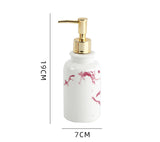 Bathroom Shower Gel Bottle, Press And Bottling, Bathroom Ceramic Hand Soap Bottle, Shampoo Empty Bottle