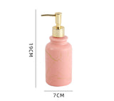 Bathroom Shower Gel Bottle, Press And Bottling, Bathroom Ceramic Hand Soap Bottle, Shampoo Empty Bottle