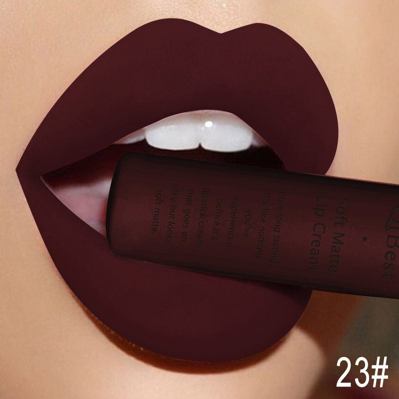 Qibest makeup brand matte lipstick