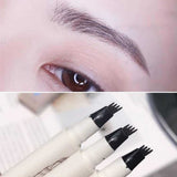 Three - or four-headed eyebrow pencils are waterproof and long-lasting