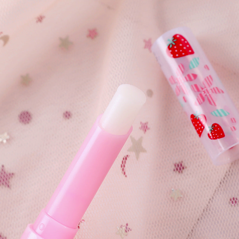 Strawberry color lipstick