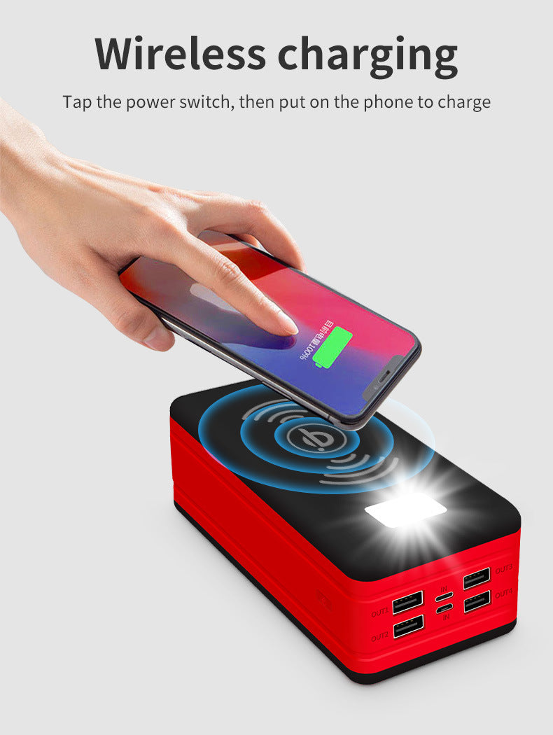 Large Capacity Solar Wireless Power Bank