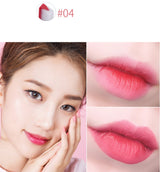 Three-dimensional two-color V-shaped lipstick