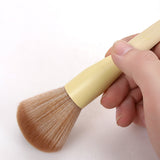 11 makeup brushes yellow set