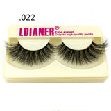 100% Mink Eyelashes 25mm Wispy Fluffy Fake Lashes