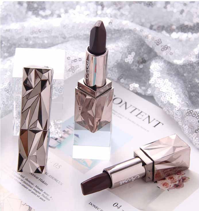 3-Color Single Lipstick Moisturizing Color Waterproof Temptation Of Angels Black Diamond Lipstick 3 In 1