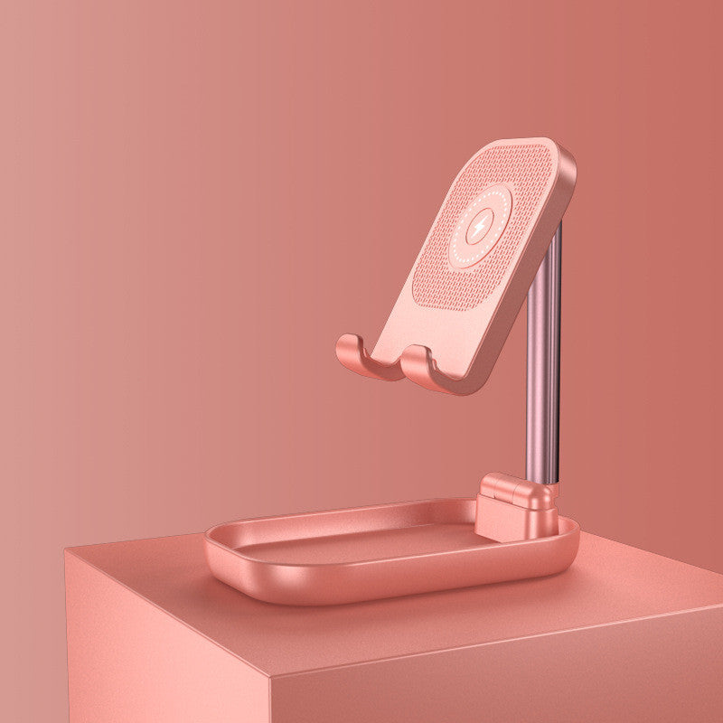 Folding phone holder