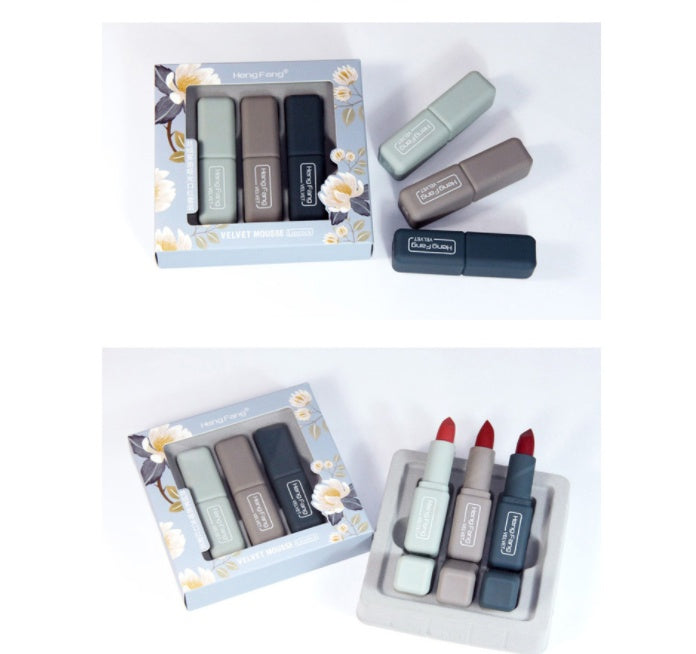 Fall winter Velvet Matte matte Morandi lipstick set