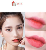 Three-dimensional two-color V-shaped lipstick