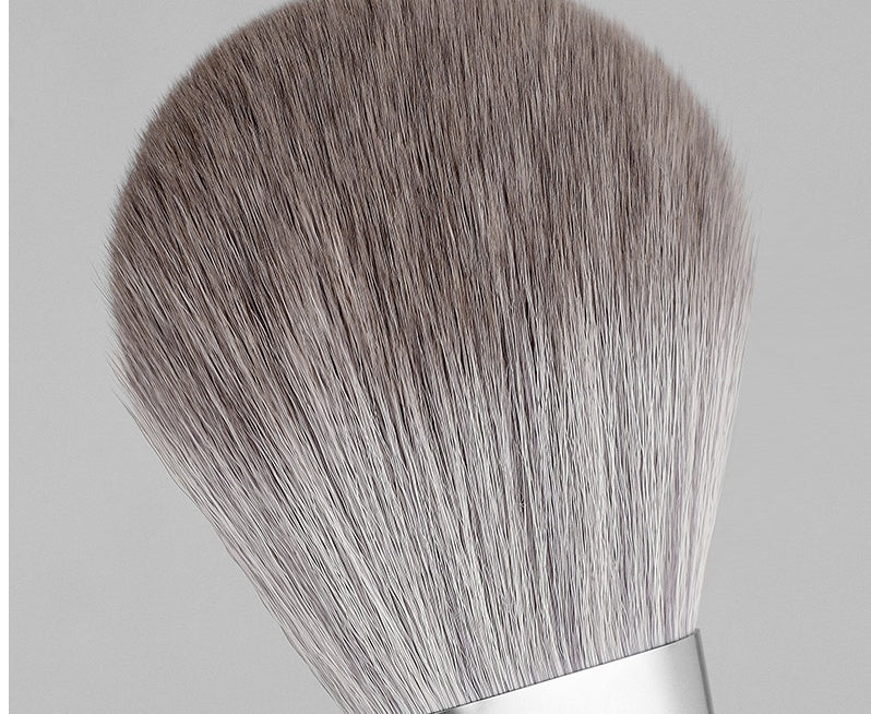 ZOREYA silver foxtail 10 makeup brushes