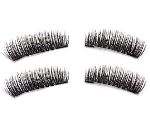 3D double magnet false eyelashes 24P double magnet false Mascara free magnetic false eyelash double magnet eyelashes