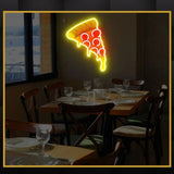 Pizza Slice UV Neon Sign