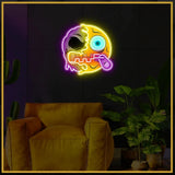 Evil Spongebob UV Neon Sign