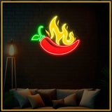 Hot Chilli UV Neon Sign