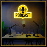 Podcast UV Neon Sign