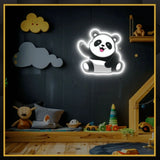 Panda UV Neon Sign