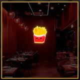 Fries UV Neon Sign