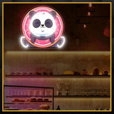 Panda Donut UV Neon Sign