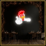 Chicken UV Neon Sign