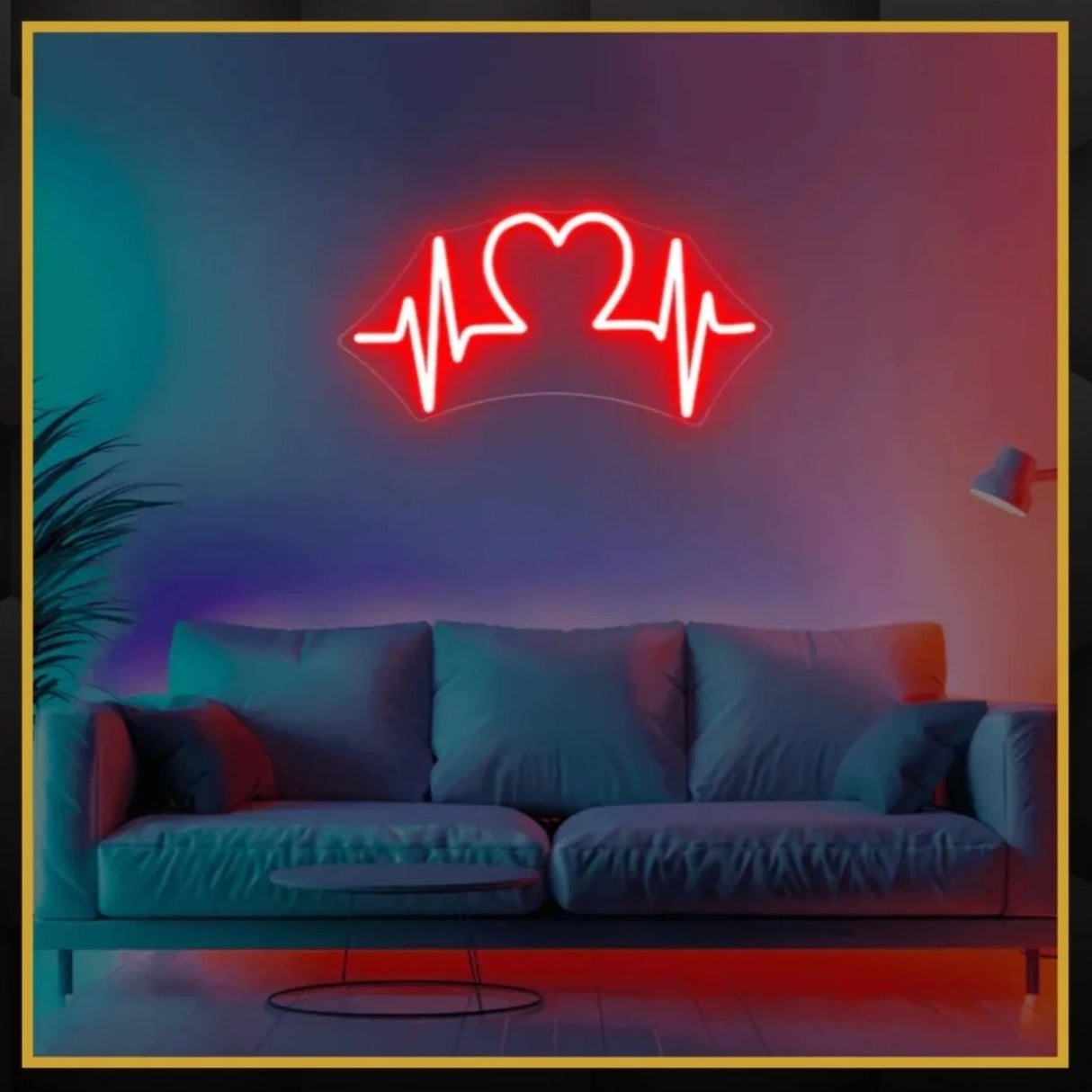 Heartbeat Neon Sign