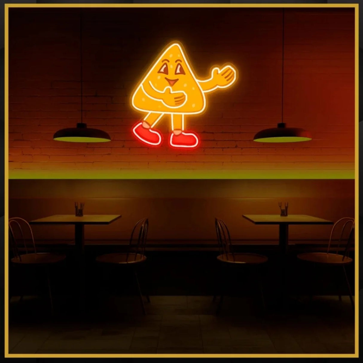 Nachos UV Neon Sign