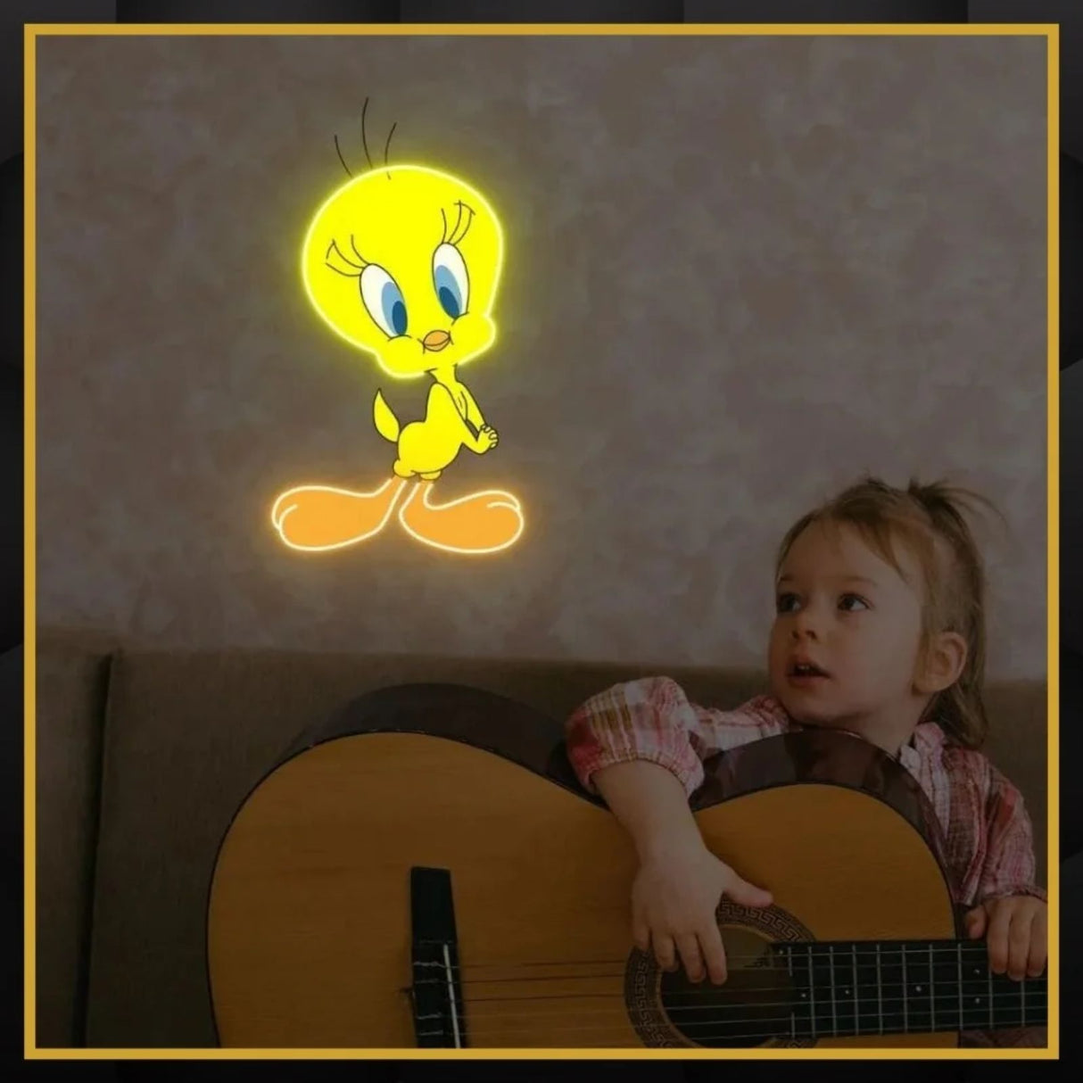 Tweety UV Neon Sign