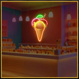 Ice Cream UV Neon sign