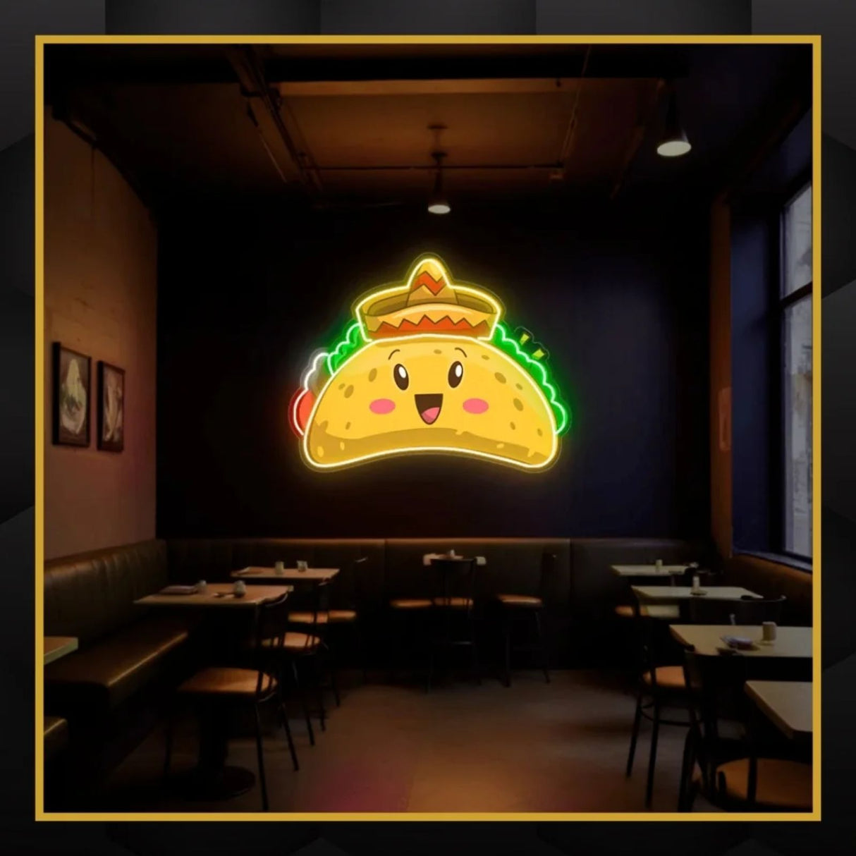 Tacos UV Neon Sign