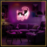 Cat UV Neon Sign