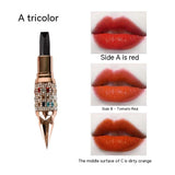 Queen Truncheon Three-color Lipstick Matte Finish Moisturizing Lipstick