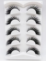 Mink Eyelashes Eye Tail Lengthening Natural Eyelashes Flat False