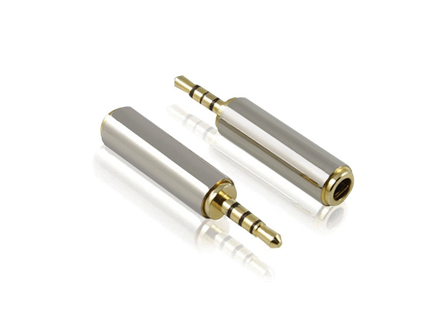 Mobile phone headset adapter 2.5mm to 3.5mm adapter 2.5 revolution 3.5 female small to large plug