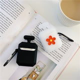 Flower perfume bottle earphone sleeve