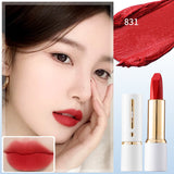 Matte Waterproof And Sweat Resistant Color Display Small White Tube Lipstick