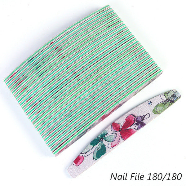 Water washable nail repair and care sanding nail file