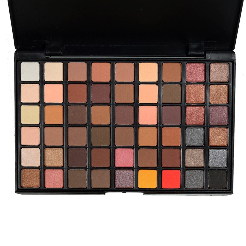 Portable Professional 54 Colors Eye Shadow Palette Fashion Cosmetic Powder Eyeshadow Palette Makeup Natural Shimmer Matt Set