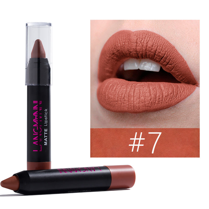 Langmanni waterproof non-stick cup velvet lipstick