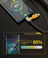 Four-in-one Super Fast Charge Data Cable