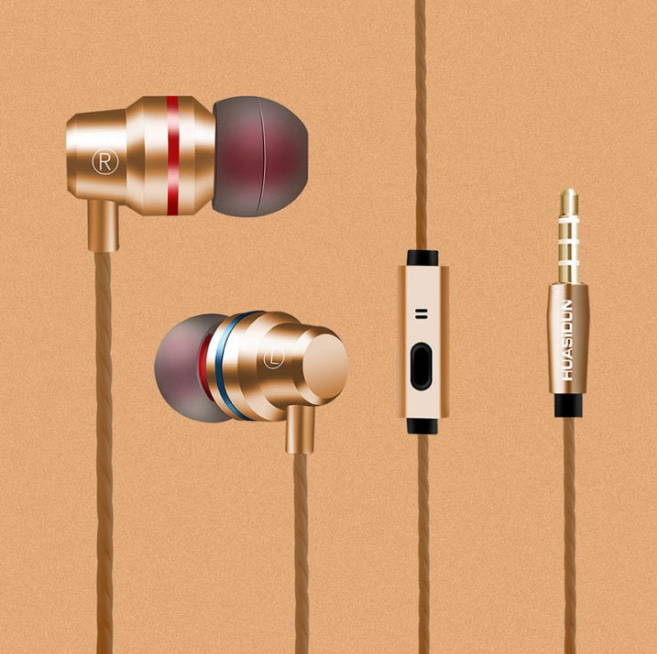 Hot metal headphones, smart ear, wheat phone headphones, G81 Tablet PC, universal earplugs