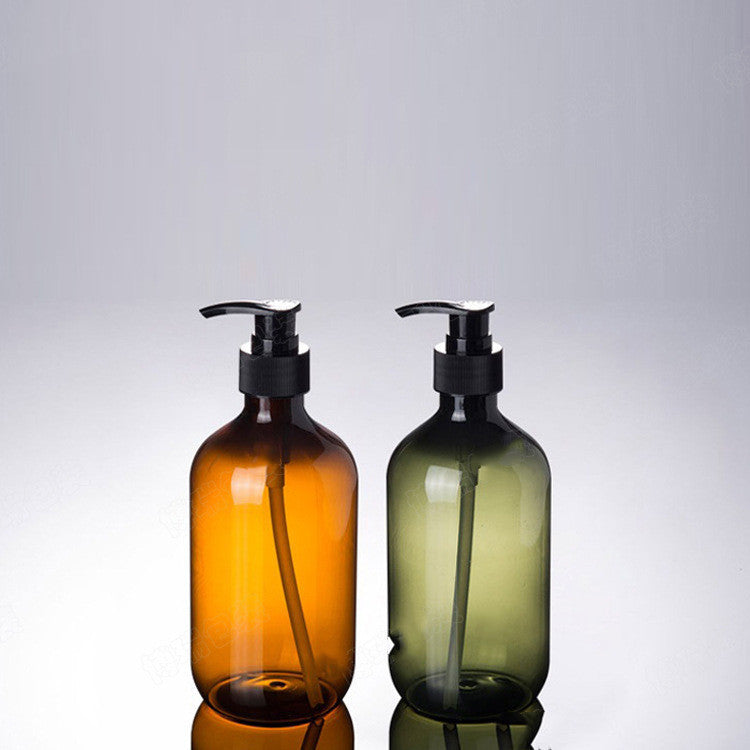 Push The Pump Brown Shower Gel Bottle