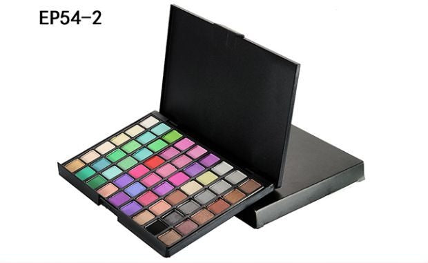 Portable Professional 54 Colors Eye Shadow Palette Fashion Cosmetic Powder Eyeshadow Palette Makeup Natural Shimmer Matt Set