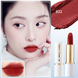 Matte Waterproof And Sweat Resistant Color Display Small White Tube Lipstick