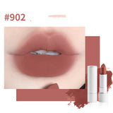 Striped Autumn And Winter Retro Lipstick Soft Mist Velvet Caramel Chestnut