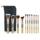 12 makeup brushes