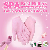 Spa Gel Gloves Sock Hand Mask Foot Mask Foot Cracked Skin Care Moisturizing Treatment Exfoliating Remove Dead Hand Care