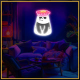 We Bare Bears Panda UV Neon Sign